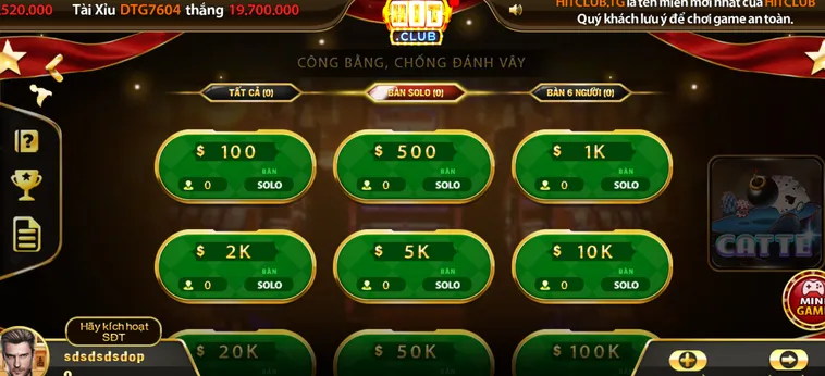 Catte Tại HitClub Đấu Trường Bài Đỉnh Cao Với Lối Chơi Nhanh Gọn Cực Hấp Dẫn
