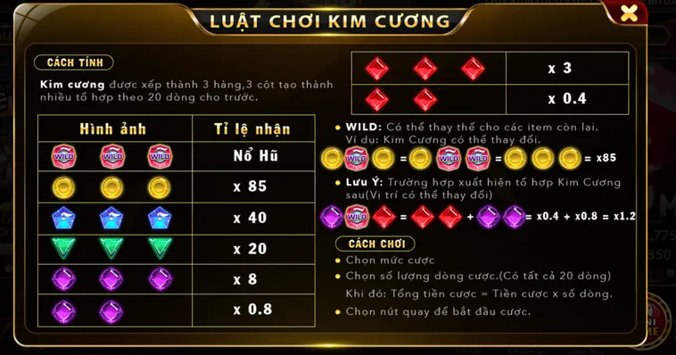 Chinh Phục Minigame Kim Cương Tại HitClub Để Nhận Thưởng Lớn Mỗi Giờ