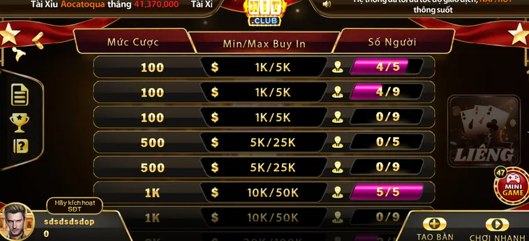 Chinh Phục Thử Thách Đỉnh Cao Tại Liêng tại HitClub Siêu Hấp Dẫn