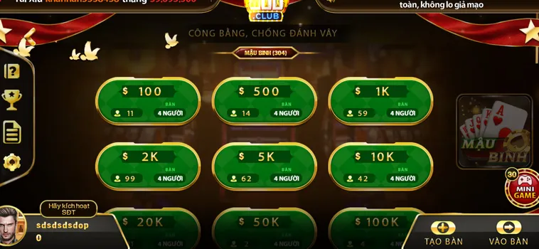 Chinh Phục Chiến Trường Mậu Binh tại HitClub Với Chiến Thuật Siêu Đẳng