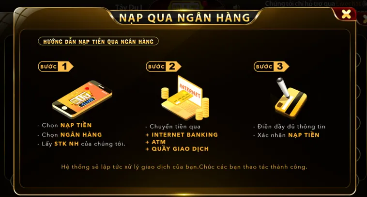 Hướng Dẫn Nạp Tiền HitClub Qua Tài Khoản Ngân Hàng Để Bắt Đầu Cuộc Chơi Đầy Hứng Khởi