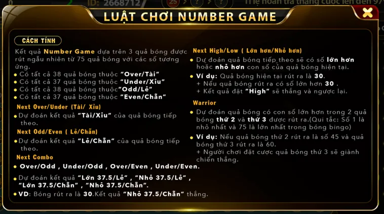 Trải Nghiệm Number Game Tại HitClub Đỉnh Cao Của Sự May Mắn Và Tốc Độ
