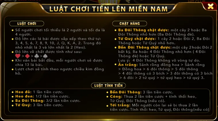 Chinh Phục Đỉnh Cao Tiến Lên Miền Nam Tại HitClub Đẳng Cấp Số Một