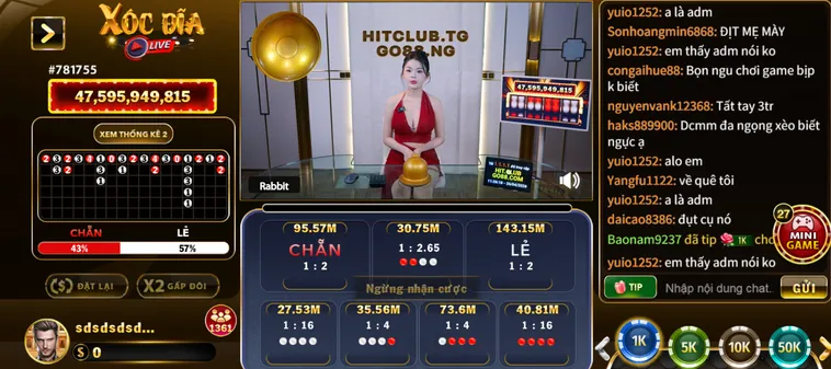 Trải Nghiệm Xóc Đĩa Livestream Tại HitClub Với Phần Thưởng Cực Khủng Mỗi Ngày